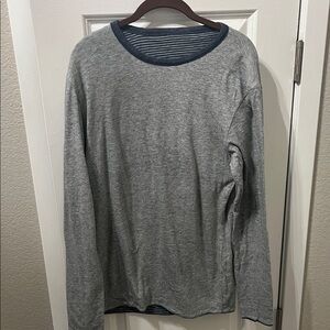 EC Men's Gray Long Sleeve Shirt Size M
